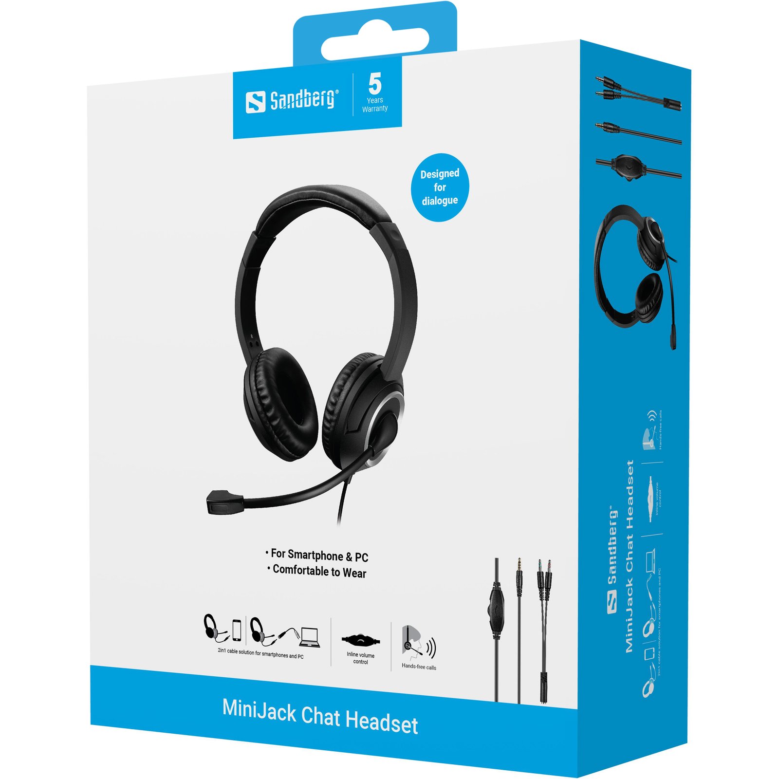 Sandberg MiniJack Chat Headset - Imagen 2