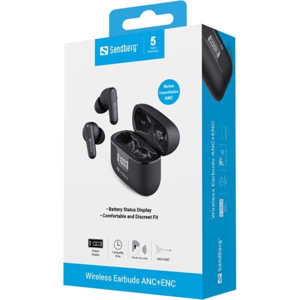 Sandberg Wireless Earbuds ANC+ENC - Imagen 2