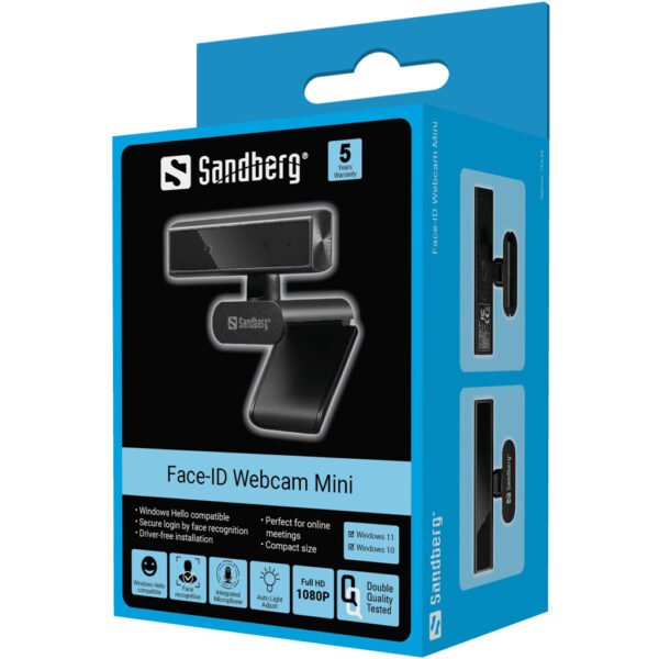 Sandberg Face-ID Webcam Mini - Imagen 2