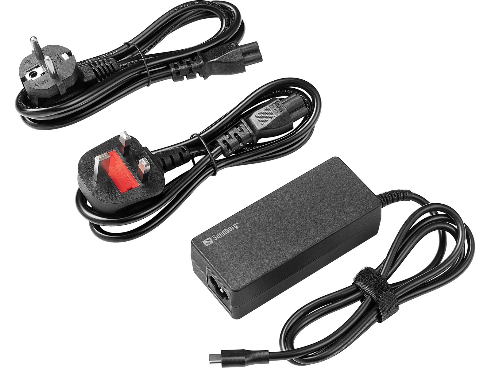 El Sandberg USB-C AC Charger PD65W EU+UK es un cargador USB-C PD compacto y eficiente que garantiza una carga rápida para tus dispositivos USB-C como smartphones