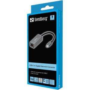 Sandberg USB-C Gigabit Network Adapter