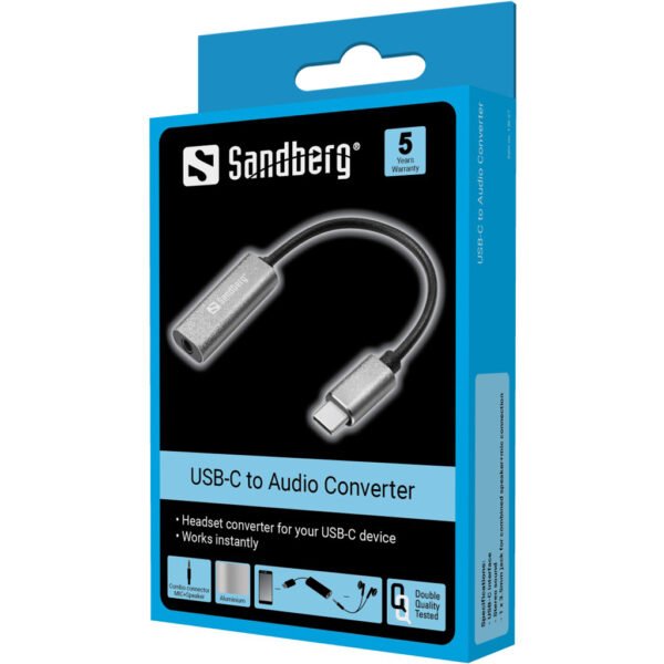 Sandberg USB-C Audio Adapter - Imagen 2