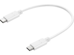 Sandberg USB-C Charge Cable 0.2m 65W es la elección perfecta para cargar sobre la marcha. El cable ultra corto ocupa un espacio mínimo y se combina perfectamente con un power bank