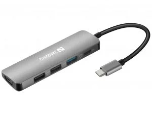 Sandberg USB-C Dock HDMI+3xUSB+PD 100W - Infortop
