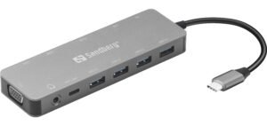 Con solo una conexión USB-C a su ordenador portátil