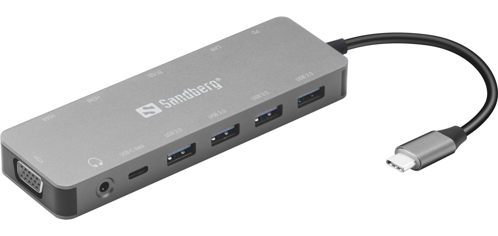 Con solo una conexión USB-C a su ordenador portátil
