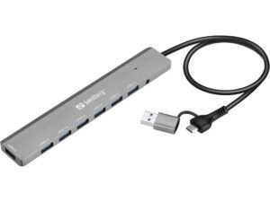 Sandberg USB-C/A to 7 x USB 3.0 Hub - Infortop