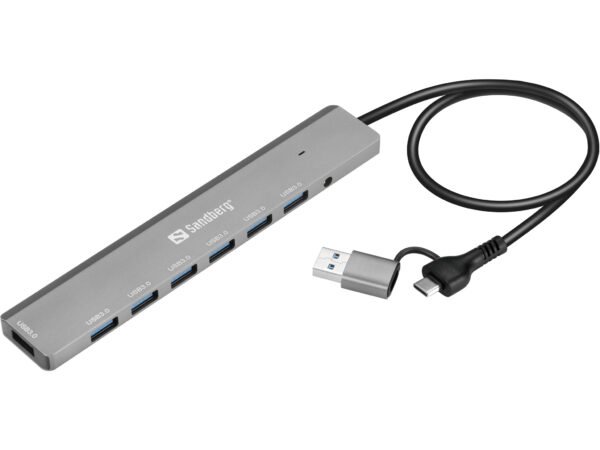 Sandberg USB-C/A to 7 x USB 3.0 Hub