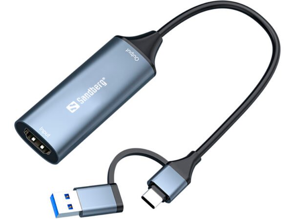Sandberg HDMI Capture Link to USB-C/A