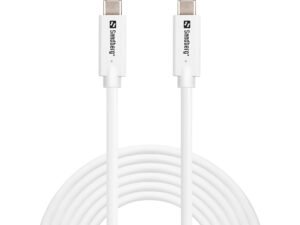 Este cable Sandberg admite velocidades de transferencia de datos de hasta 10 Gbps. Transfiere archivos grandes