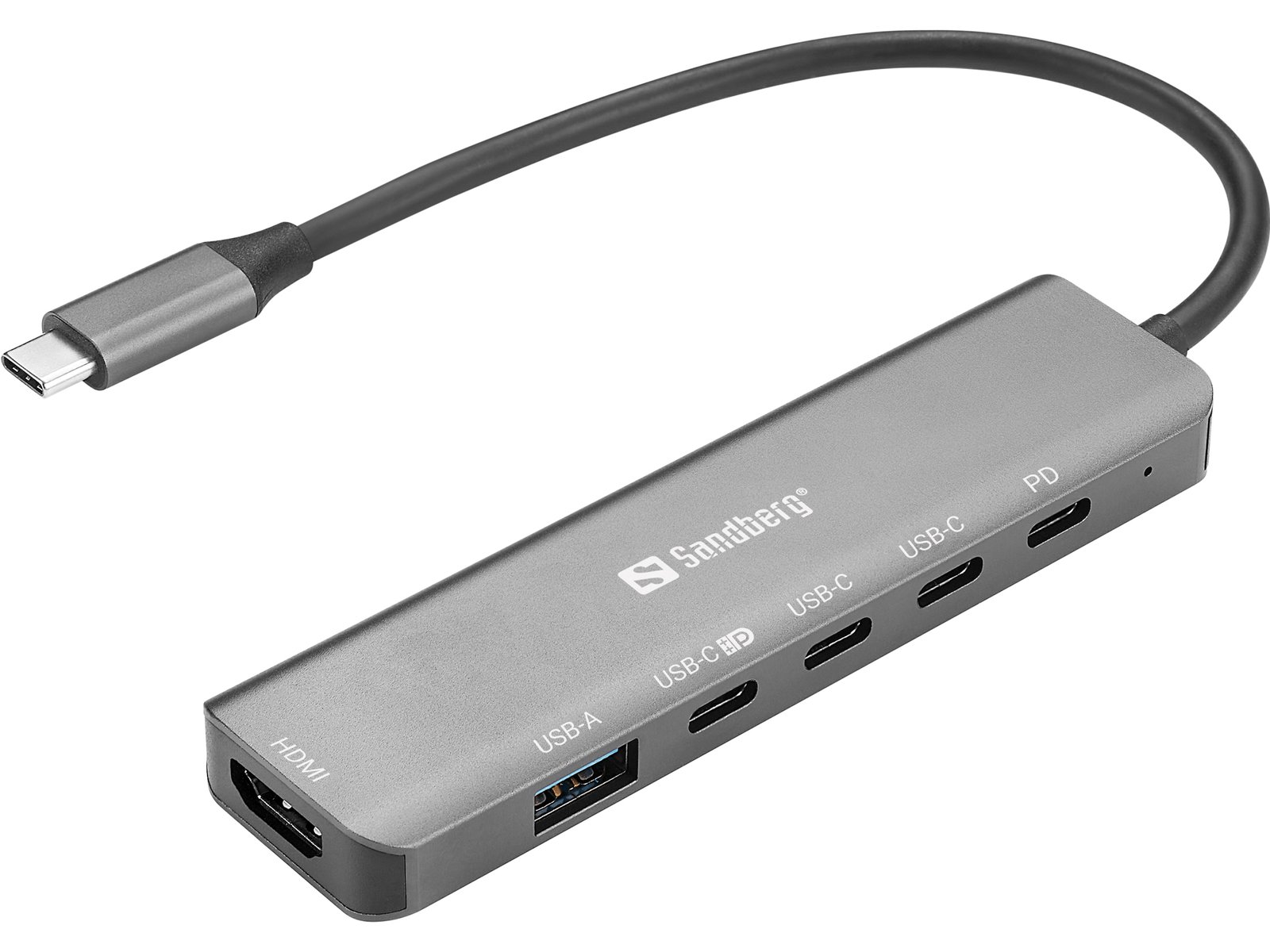 Sandberg USB-C 6-in-1 MediaDock - Infortop