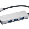 Sandberg USB-C Hub 1xUSB3.0+3x2.0 SAVER permite conectar varios dispositivos USB adicionales al puerto USB-C de tu ordenador. De esta forma