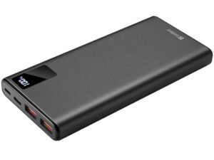 Una potente batería externa de aluminio de alta velocidad