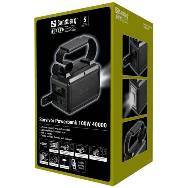 Sandberg Survivor Powerbank 100W 40000 - Imagen 2