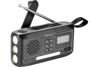 Sandberg Survivor DAB Radio All-in-1 4500 es un dispositivo compacto y duradero que combina múltiples funciones en uno. Ya sea que estés de aventura en la naturaleza o enfrentando una emergencia