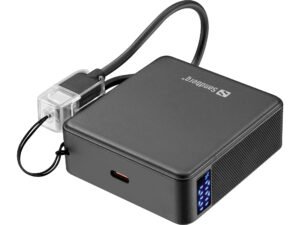Sandberg Nano Powerbank 10000 PD20W te da la energía extra que necesitas cuando tu teléfono está pidiendo a gritos una carga. Con 10000 mAh