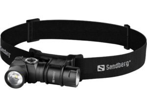 Sandberg Headlamp 500 Duo es tu compañero flexible en la oscuridad. La cabeza giratoria de la lámpara te permite usarla tanto como linterna frontal como linterna de mano
