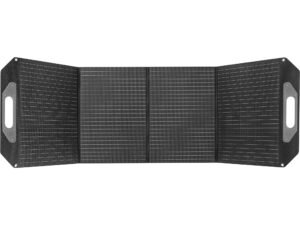 Sandberg Solar Charger 100W Lightweight es un cargador solar de alto rendimiento para usuarios que necesitan bastante energía cuando están lejos de enchufes eléctricos. El diseño plegable combina alta salida con portabilidad