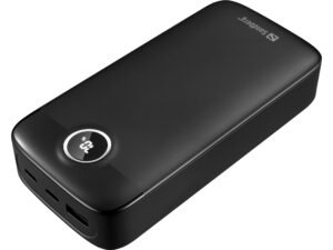El Sandberg SemiSolidState Powerbank 20000 es un potente powerbank con avanzadas celdas de batería semisólidas