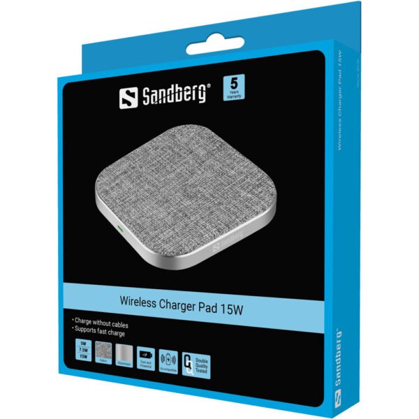 Sandberg Wireless Charger Pad 15W - Imagen 2