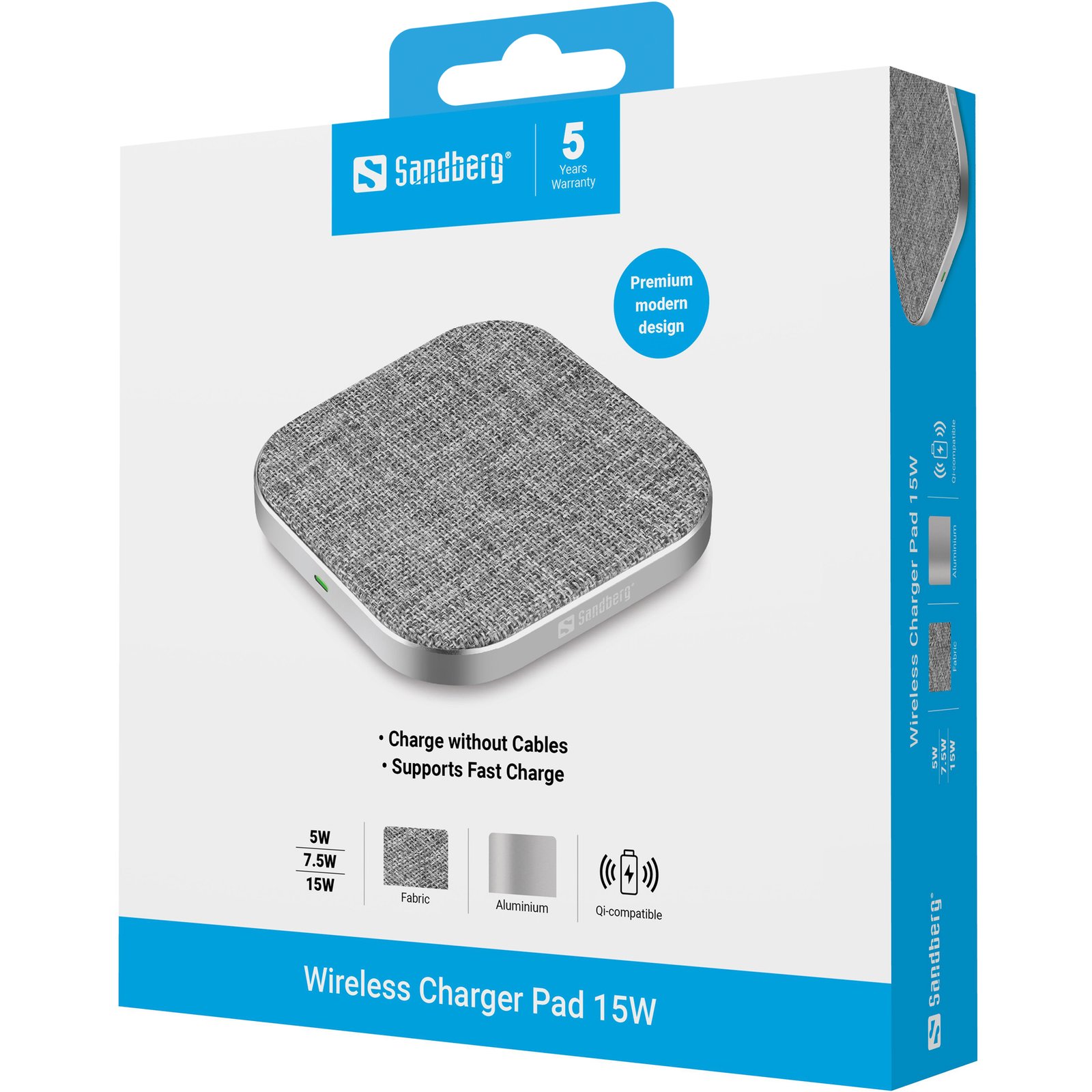 ¡podrá cargar su smartphone de forma completamente inalámbrica! Solo tiene que poner su smartphone en esta estilosa plataforma de carga. ¡Eso es todo! Su teléfono empezará a cargar inmediatamente