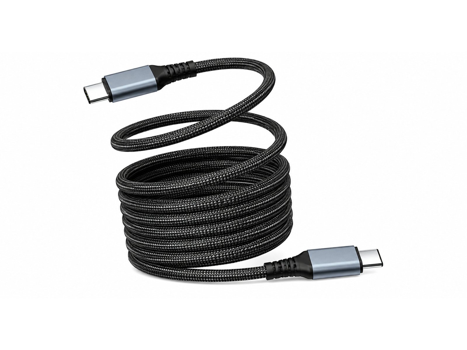 Sandberg USB-C Charge Auto-Roll 100W es un potente cable de carga USB-C con un ingenioso sistema magnético de enrollado automático. El cable se recoge solo y queda perfectamente ordenado