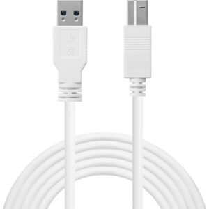 El cable Sandberg USB 3.0 A-B Male de 1.8 m te ofrece una conexión rápida y estable entre tu ordenador y dispositivos externos como impresoras