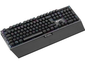 El teclado Sandberg FireStorm Mechanical Keyboard es el teclado definitivo para cualquier jugador que se precie. El teclado está instalado sobre una placa de metal pesado y presenta 104 teclas mecánicas