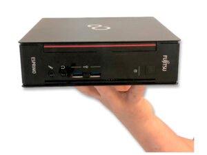 Ordenador Fujitsu Esprimo Q957 Mini reacondicionado, Core i5 7500T, 8GB RAM, 256 GB SSD M2