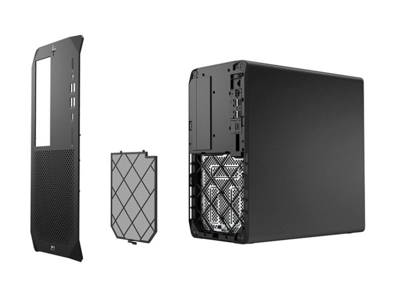HP Z2 G5 WorkStation Torre reacondicionado, Core i7 10700K, 32GB RAM, 1.00 Tb. SSD M2, nVidia Quadro, vista 3