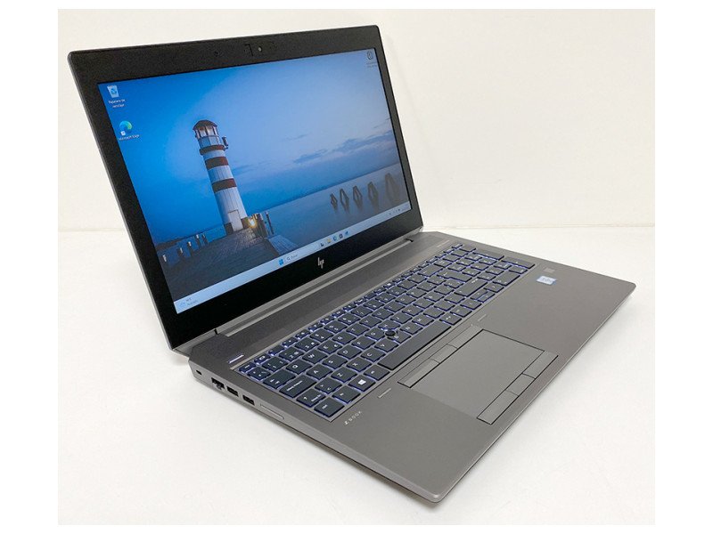 Portátil HP Zbook 15 G6 WorkStation 15.6" reacondicionado, Core i7 9850H, 32GB RAM, 512 GB SSD M2, vista 2