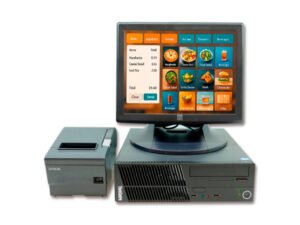 Ordenador Lenovo TPV ThinkCentre M72e + 15″ Táctil reacondicionado | Core i3 3220 | 8GB RAM | 500 GB SATA