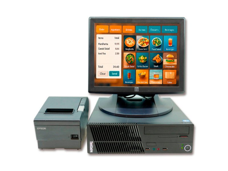 Ordenador Lenovo TPV ThinkCentre M72e + 15″ Táctil reacondicionado | Core i3 3220 | 8GB RAM | 500 GB SATA