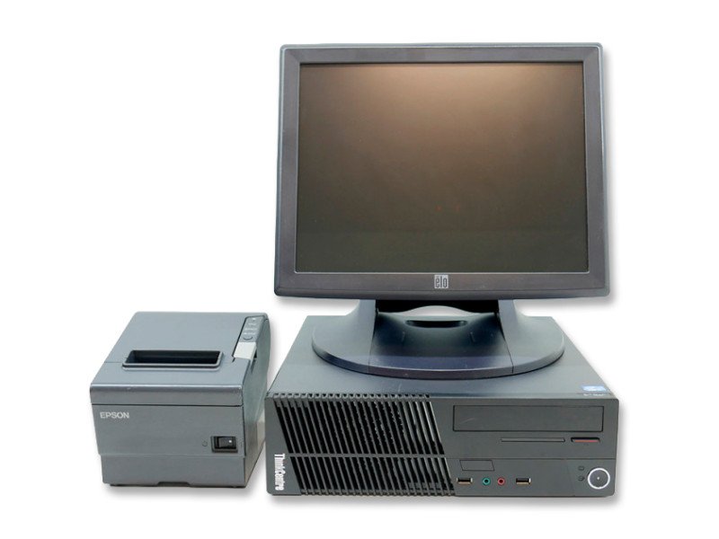 Ordenador Lenovo TPV ThinkCentre M72e + 15″ Táctil reacondicionado | Core i3 3220 | 8GB RAM | 500 GB SATA - Imagen 2