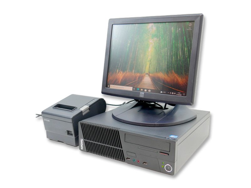 Ordenador Lenovo TPV ThinkCentre M72e + 15″ Táctil reacondicionado | Core i3 3220 | 8GB RAM | 500 GB SATA - Imagen 4