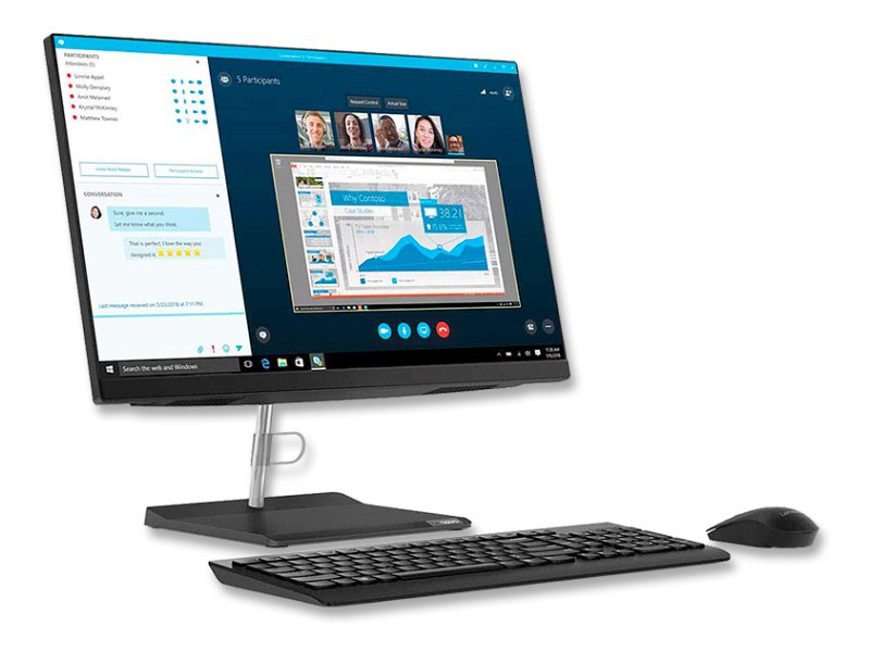 Ordenador Lenovo ThinkCentre NEO 30A 24 GEN 3-Impecable 24" AIO reacondicionado | Core i5 1235U | 8GB RAM | 256 GB SSD M2
