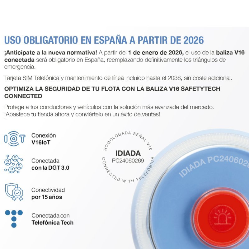 Luz Baliza Conectada (Homologada DGT) COOL Safetytech - Imagen 7