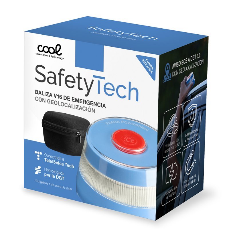 Luz Baliza Conectada (Homologada DGT) COOL Safetytech - Imagen 2